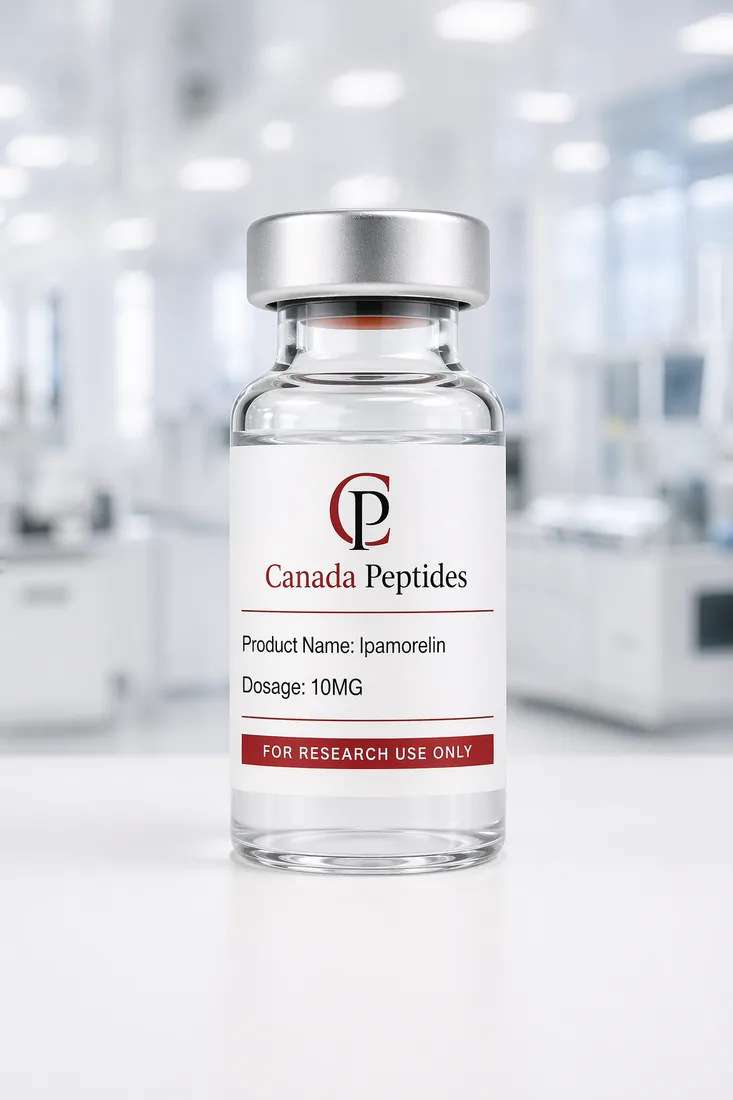 Ipamorelin 10mg research product vial