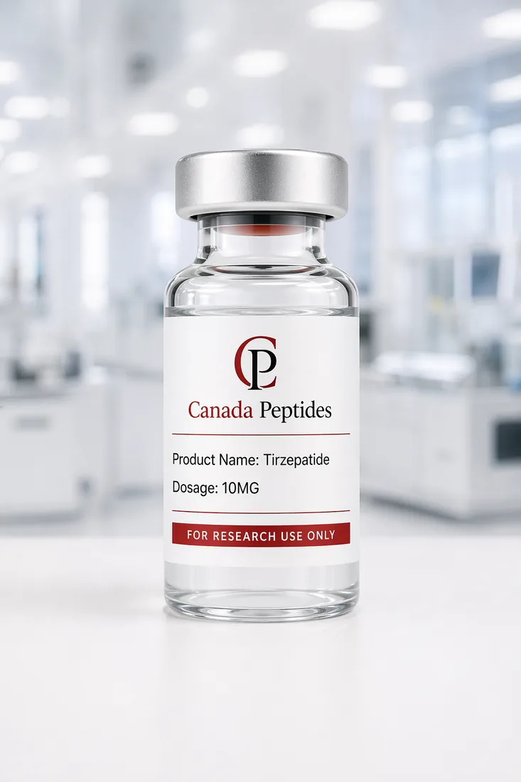 Tirzepatide 10mg research product vial
